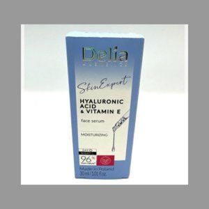 Delia Cosmetics Hyaluronic Acid & Vitamin C Moisturizing Face Serum-NEW
